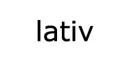 lativ¹