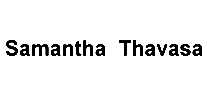 Samantha Thavasa