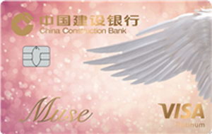 建设银行龙卡MUSE信用卡天使版+全球支付卡组合